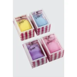 3 Adet Yumurta Makyaj Süngeri-Renkli