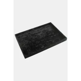 Anfora Kumaş Tırnaklı Yüzük Tablası-Siyah