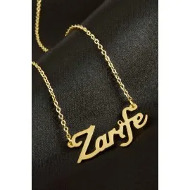 Zarife İsimli Kolye -Sarı