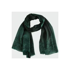 Desenli Eşarp Şal-Yeşil