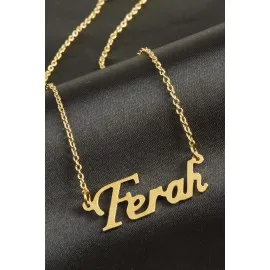 Ferah Isimli Kolye -Sarı