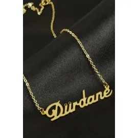 Dürdane İsimli Kolye -Sarı