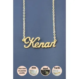 Kenan İsimli Kolye-Sarı