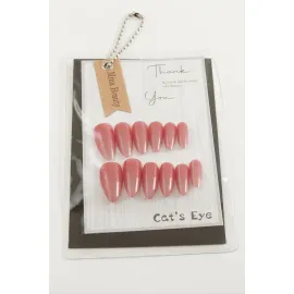 Mina Beauty Kedi Gözü Takma Tırnak-Pembe