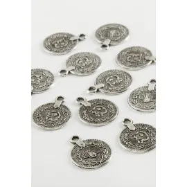 2 Cm Tuğra Para Tesbih Aparatı 50 Gram-Gümüş Rengi