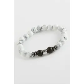 Ceyt Onix Doğaltaş Bileklik-Beyaz