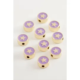 Yıldız Mineli Aparat 1 Adet-Lila