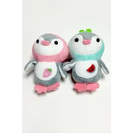 Kuş Peluş Anahtarlık-Renkli