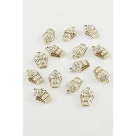 Mısır Taşlı Kolye Ucu Aparatı 1 Adet-Sarı