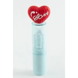 Müjgan Love Yazılı Dudak Nemlendirici-Açık Mavi