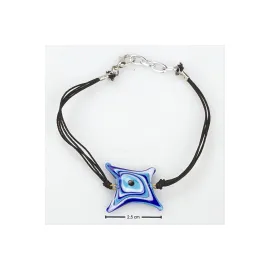 Nazarlı Cam Bileklik-Mavi