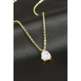 Ftm Ana Eli Cam Kolye-Sarı