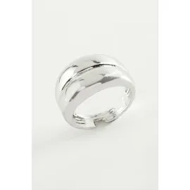 Çift Sıra Metal Yüzük-Sarı