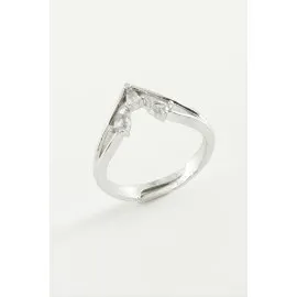 Ok Zirkon Taşlı Yüzük-Sarı