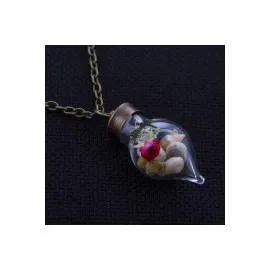 Fanus Canlı Kolye-Antik