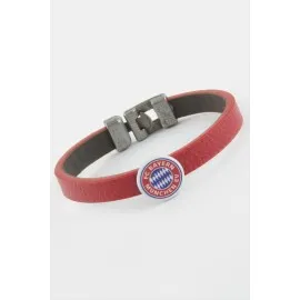Kırmızı Renkli Suni Deri Bileklik-Kırmızı