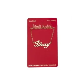 İlkay Isimli Kolye -Sarı