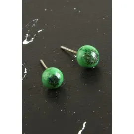 Top Cam Küpe-Renkli