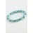 Silindir Turkuaz Doğaltaş Bileklik-Turkuaz