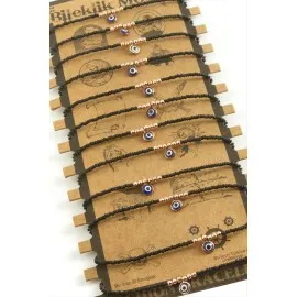 Nazar Boncuk Bileklik-Siyah