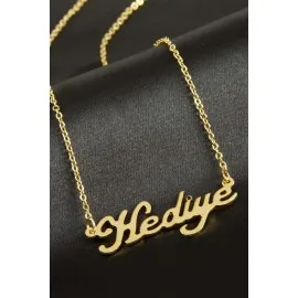 Hediye isimli kolye -Sarı