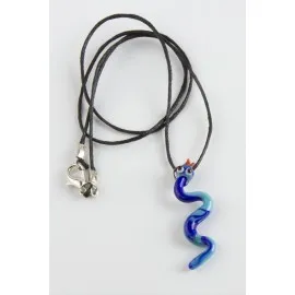 Yılan Cam Kolye-Renkli