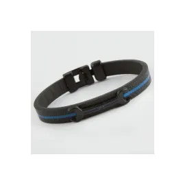 Anahtar Kaliteli Suni Deri Bileklik-Mavi