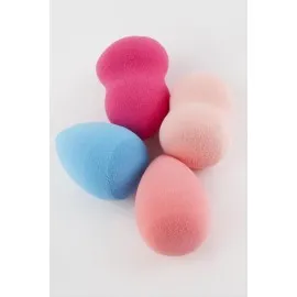 4 Adet Yumurta Minik Makyaj Süngeri-Renkli