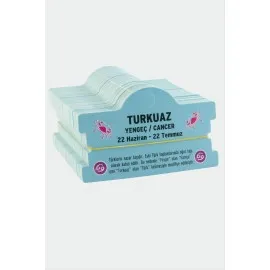 Turkuaz - Yengeç Burç Bileklik Kartı-Turkuaz