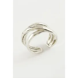 Burgulu Metal Yüzük-Sarı