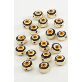 Nazar Mineli Bileklik Ve Kolye Ucu Aparatı 1 Adet-Lacivert