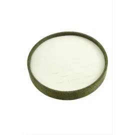 Yuvarlak Ahşap Anfora Kumaş Yüzüklük 20 cm-Yeşil