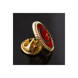 Ay Yıldız Yaka Rozet-Sarı