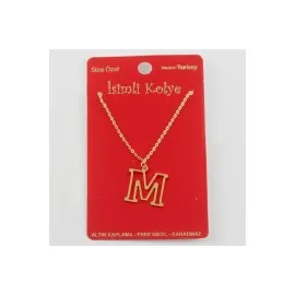 Prinç Harfli Kolye-M
