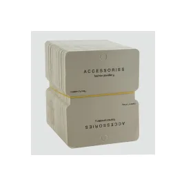 Gri Renkli Lüks Kolye Kartı-Gri