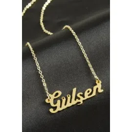 Gülşen Isimli Kolye -Sarı