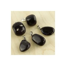 Lacivert Yıldız Doğaltaş Kolye Ucu-Lacivert