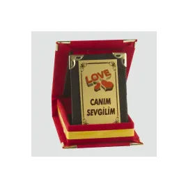 Canım Sevgilim Plaketi-Kırmızı