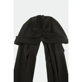 Siyah Dubai Şal Bone-Siyah