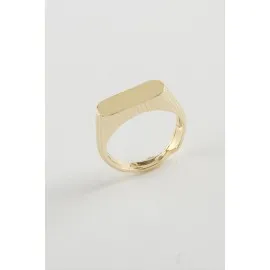 İsim Yazılabilir Metal Yüzük-Gümüş Rengi