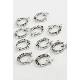 Ay Yıldız Tesbih Aparatı 50 Gram-Gümüş Rengi