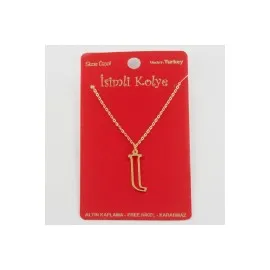 Prinç Harfli Kolye-J