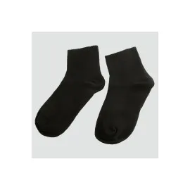 Siyah Renkli Kolej Çorap-Siyah