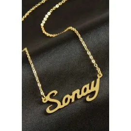 Sonay Isimli Kolye -Sarı