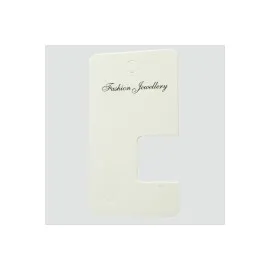 Toka Kartı 5X9 Cm-Beyaz