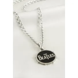 Beatls Erkek Kolye-Gümüş Rengi