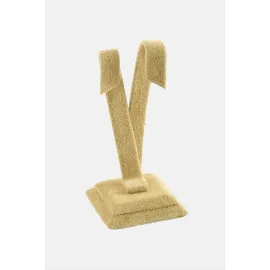 Anfora Kumaş Palmiye Küpelik-Sarı