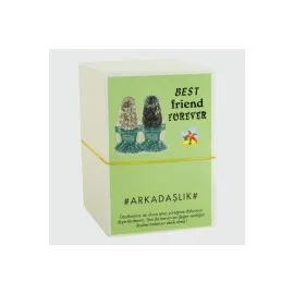 3Lü Arkadaşlık Bileklik Kartı-Yeşil