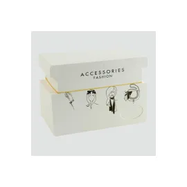 Fular Kolye Kartı-Beyaz