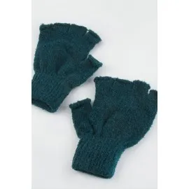 Kesik Uçlu Eldiven-Petrol Yeşili